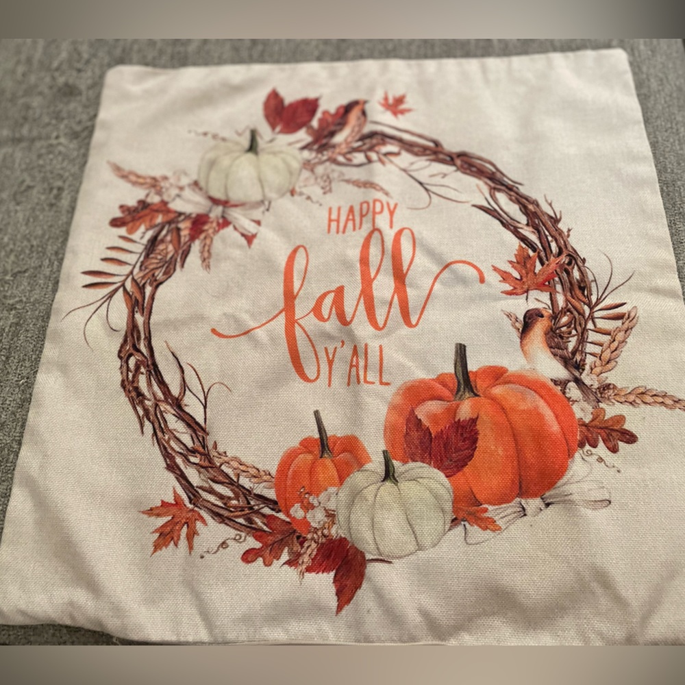 5 Fall pillow cases